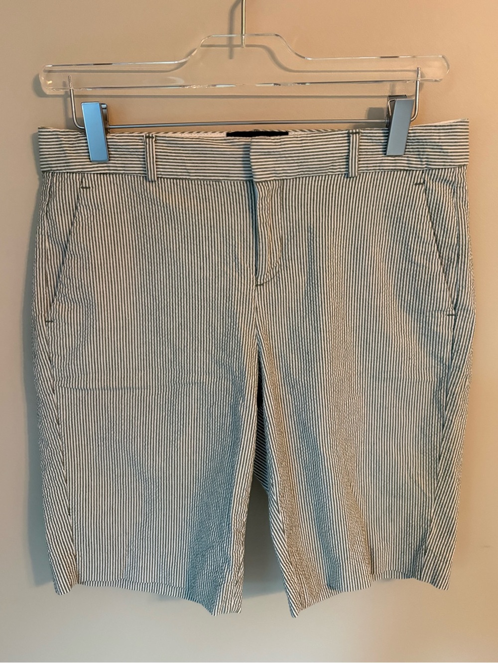 Banana Republic Factory Seersucker Shorts | Women's Sz 2